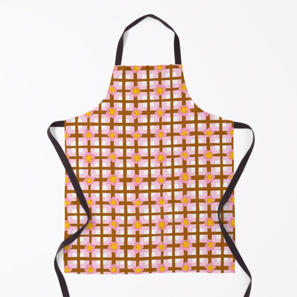 Aperçu de l'œuvre Retro Floral Gingham créée et vendue par gabrielleneil.