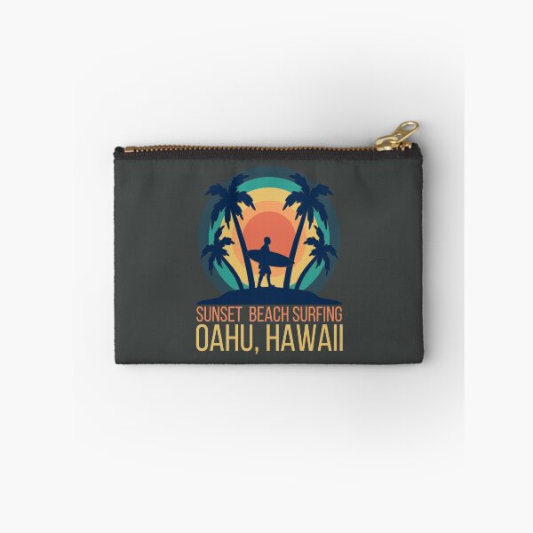 Item preview, Sunset Beach Surfing. Oahu, Hawaii. Retro designed and sold by JellyBeenzz.