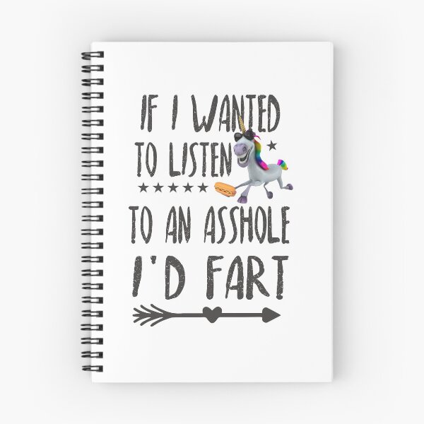 Item preview,  If I Wanted To Listen To An Asshole Id Fart funny gift with 3 d unicorn  for christmas,halloween day ,thnaksgiving  designed and sold by goodprints shop.