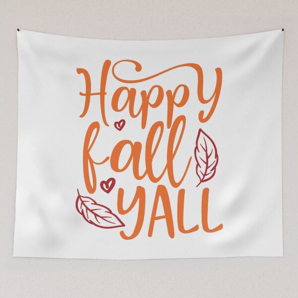 Item preview, Happy Fall Yall  Watercolor Design - Trendy Pumpkin Fall Design for Fall Lovers & Thanksgiving designed and sold by Prince - Bestseller ★★★★★.