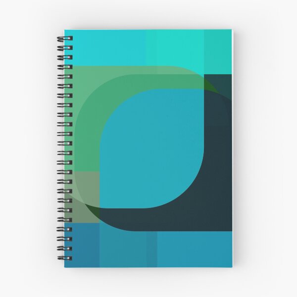 Item preview, Abstract Looping Turquoise designed and sold by bonfimarts.