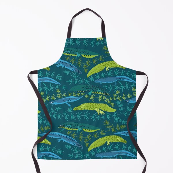 Item preview, newt pattern - blue designed and sold by space-kitten.