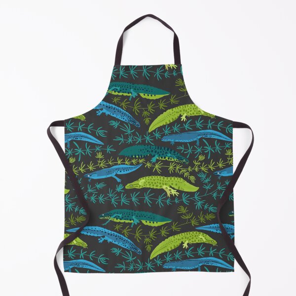Item preview, newt pattern - dark designed and sold by space-kitten.
