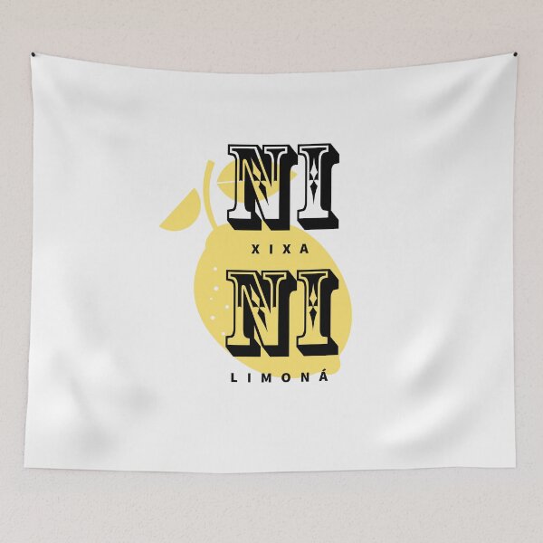 Item preview, Ni xixa ni limona Spanish quotes fun  designed and sold by Tropical Blood.