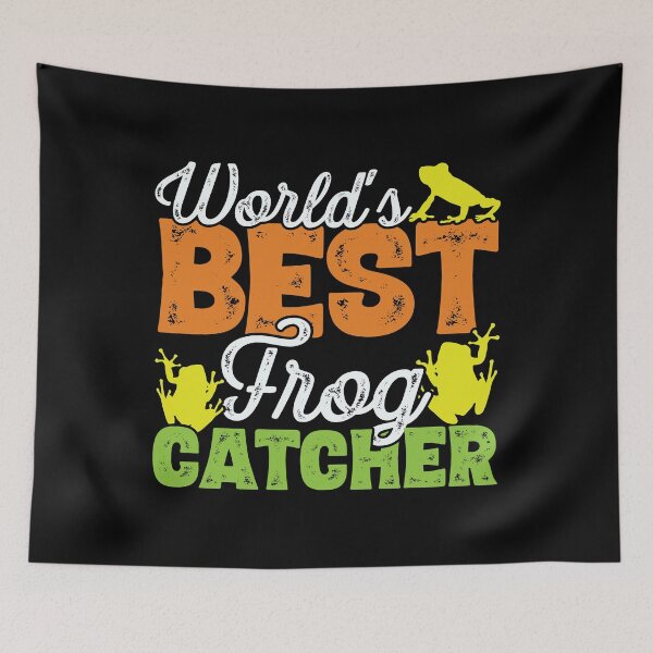 Item preview, World's best frog catcher - Frog Hunter graphic designed and sold by theodoros20.