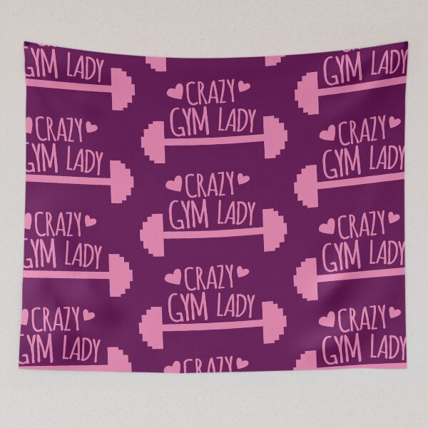 Item preview, Crazy Gym Lady designed and sold by jazzydevil.