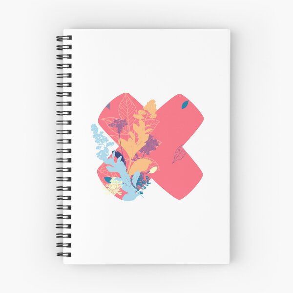 Item preview, Floral Monogram | Pink X designed and sold by MillwoodEngrave.