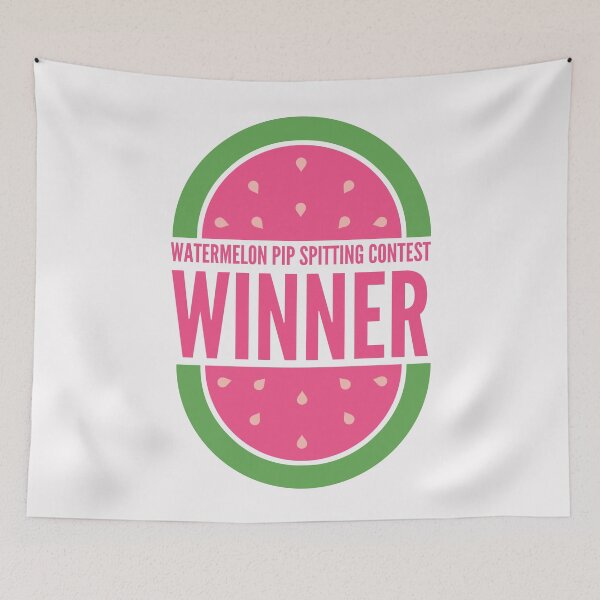 Item preview, Watermelon Pip Spitting Contest Winner designed and sold by JellyBeenzz.