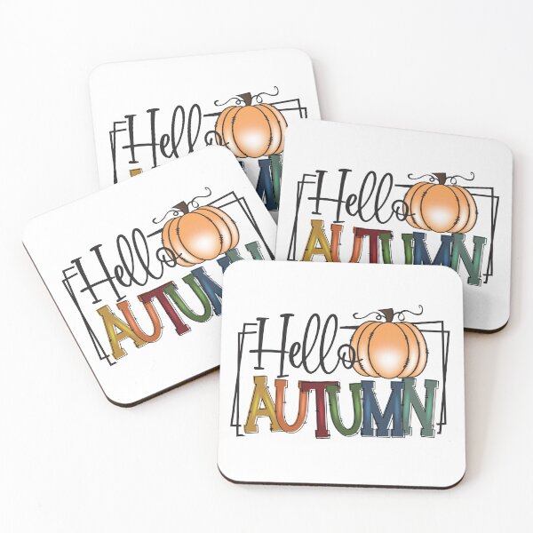 Item preview, Hello Autumn Watercolor Design - Trendy Pumpkin Fall Design for Fall Lovers & Thanksgiving designed and sold by Prince - Bestseller ★★★★★.
