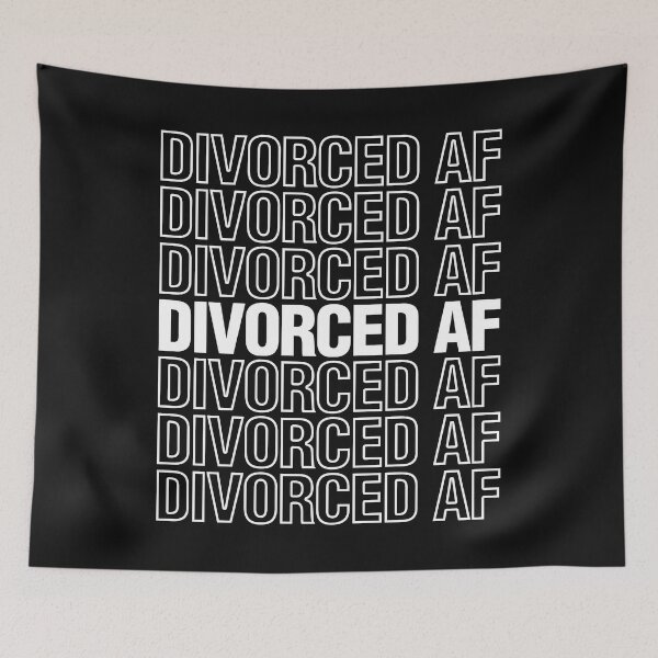 Item preview, Divorced AF designed and sold by Bendthetrend.