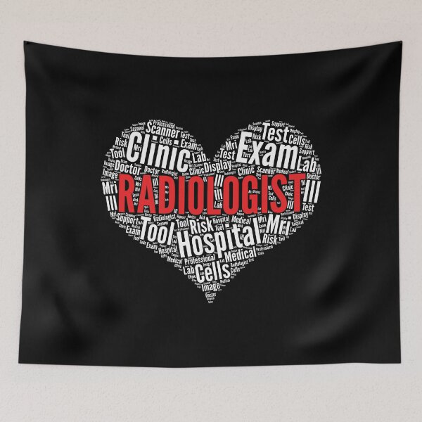 Item preview, Radiologist Heart Shape Word Cloud Design design designed and sold by theodoros20.