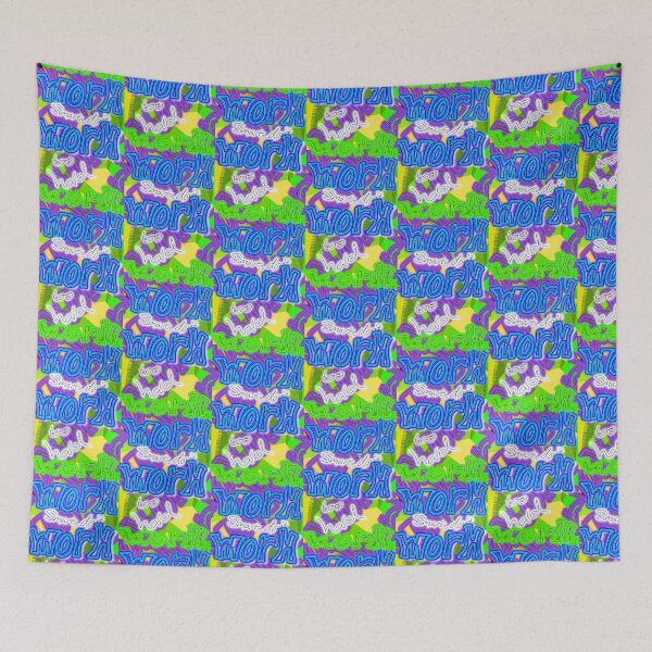 Item preview, Work smart don't Work too hard (neon) designed and sold by CharlottePe21.