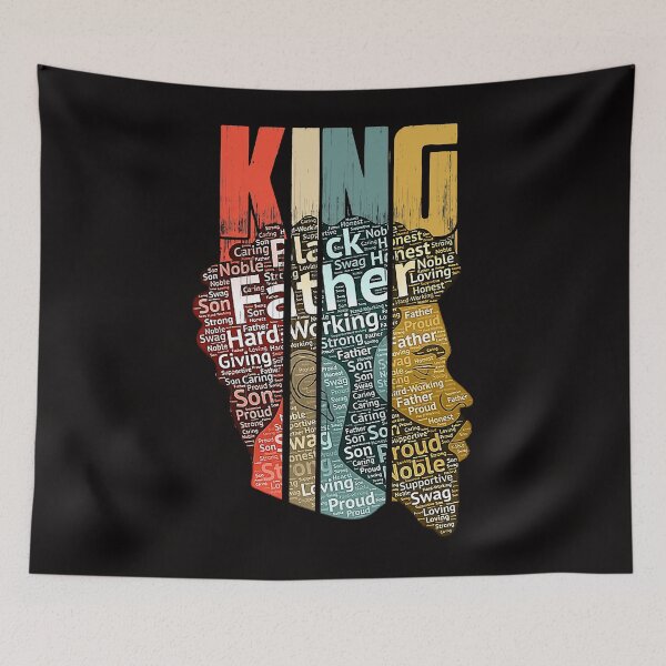 Item preview, Mens Strong Black King African American Natural Afro designed and sold by PatrickRda.
