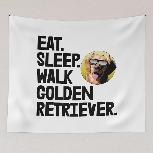 Item preview, Eat. Sleep. Walk Golden Retriever. designed and sold by Bendthetrend.
