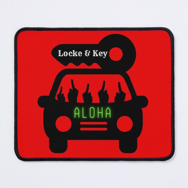 Item preview, Aloha Middle Finger Locke And Key designed and sold by Dogpleasworld.