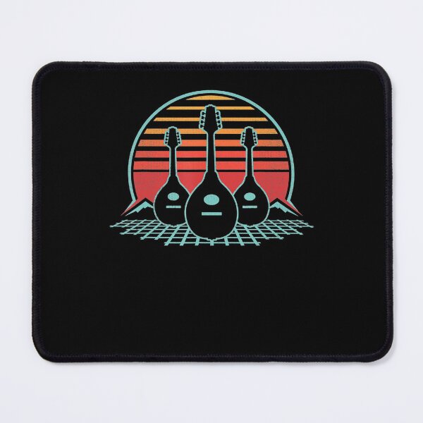 Item preview, Mandolin Retro Vintage 80s Style Player Musician designed and sold by HansWerne.
