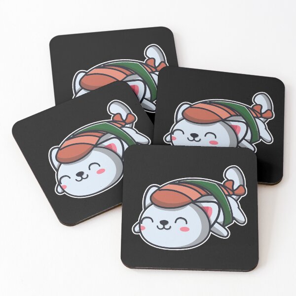 Item preview, Cute Sushi Cat Japanese Food And Cat Lovers Kids Gift product designed and sold by theodoros20.