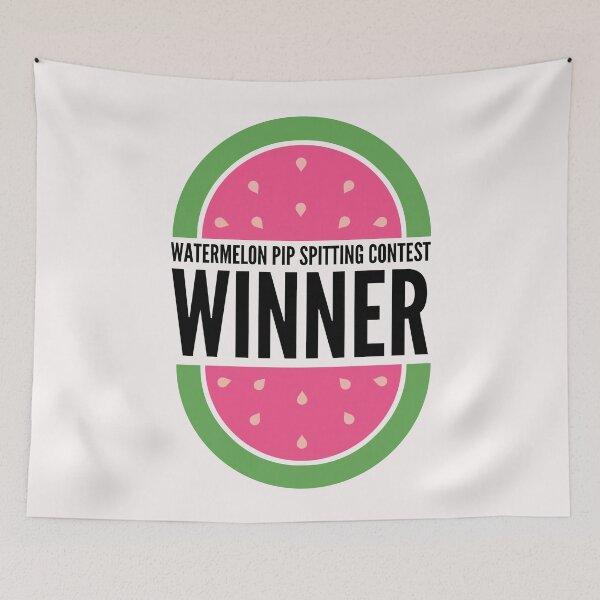 Item preview, Watermelon Pip Spitting Contest Winner designed and sold by JellyBeenzz.