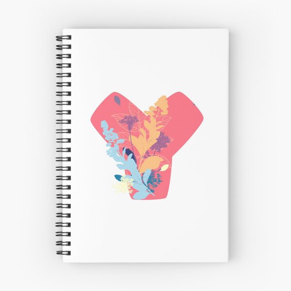 Item preview, Floral Monogram | Pink Y designed and sold by MillwoodEngrave.
