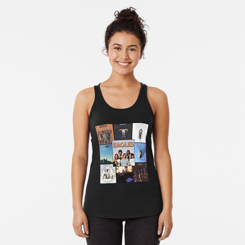 Discover Rock band The best albums Racerback Tank Top