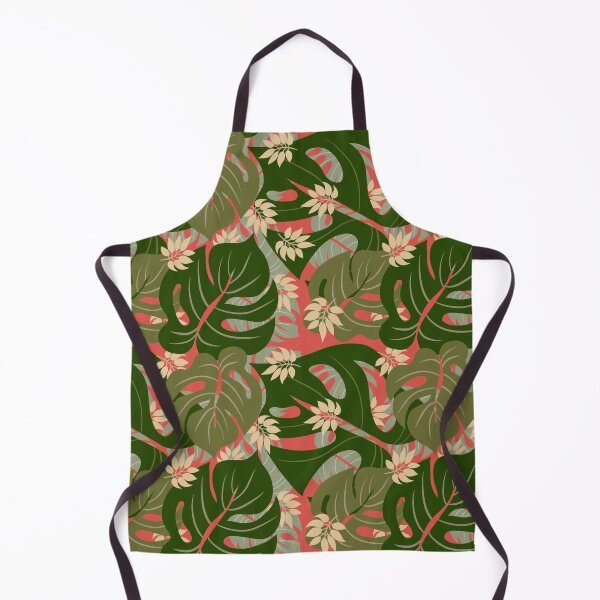 Item preview, Monstera Garden - Chestnut Rose designed and sold by InkByJennifer.