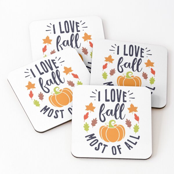Item preview, I Love Fall Most of All Watercolor Design - Trendy Pumpkin Fall Design for Fall Lovers & Thanksgiving designed and sold by Prince - Bestseller ★★★★★.