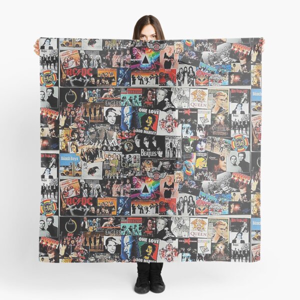 rock collage Scarf