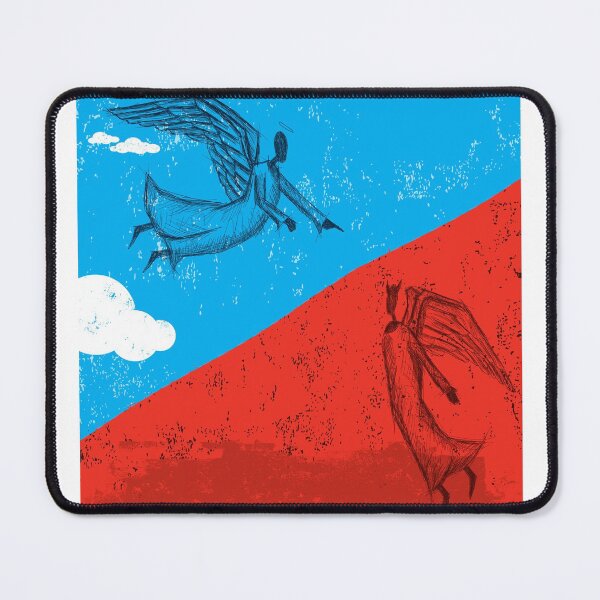 Item preview, Hell Vs Heaven, Good Vs Evil designed and sold by Naked-Alien.