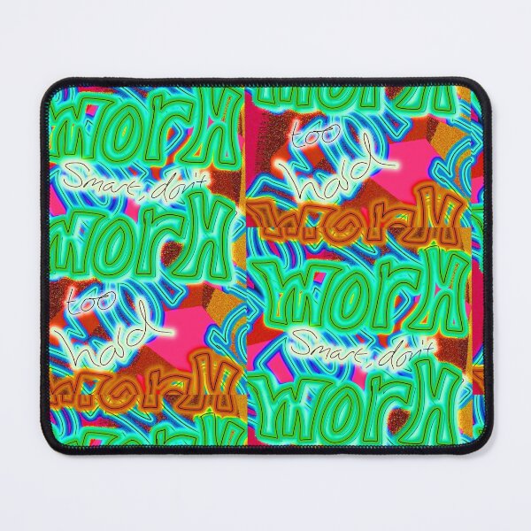 Item preview, Work smart don't Work too hard (bold) designed and sold by CharlottePe21.