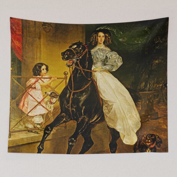 Item preview, The Horsewoman - Karl Bryullov designed and sold by brushandframes.