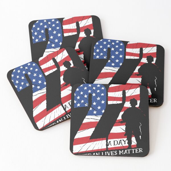 Item preview, 22 a day. Veteran's lives matter designed and sold by Sndabson.