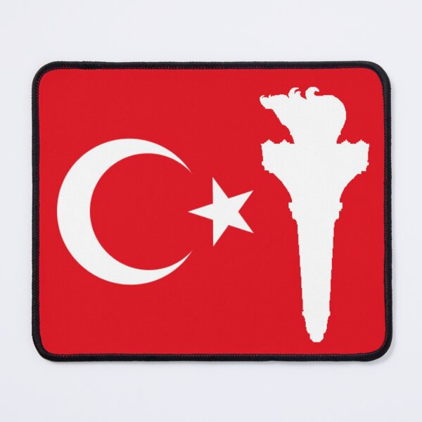 Item preview, özgürlük yanlısı türk bayrağı (Torch of Liberty Turkish Flag) designed and sold by JonathanR1994.