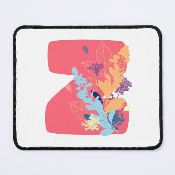 Item preview, Floral Monogram | Pink Z designed and sold by MillwoodEngrave.