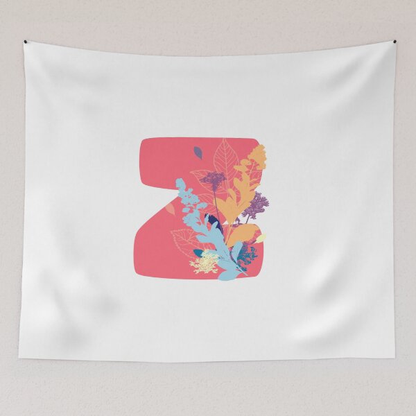 Item preview, Floral Monogram | Pink Z designed and sold by MillwoodEngrave.
