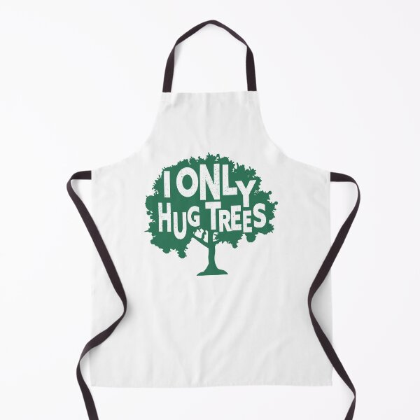 Item preview, I Only Hug Trees Funny Antisocial Tree Hugger designed and sold by nanogarbanzo.