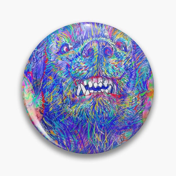 Item preview, ANGRY ROTTWEILER watercolor and inks portrait .1 designed and sold by lautir.