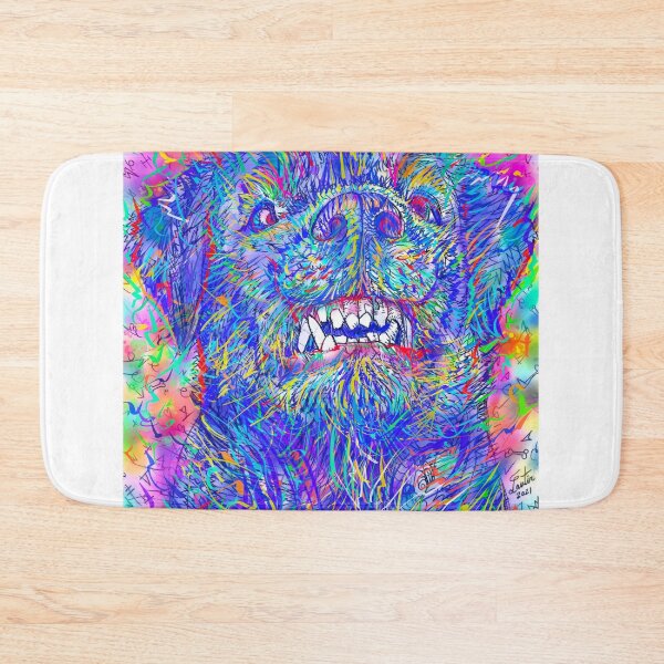 Item preview, ANGRY ROTTWEILER watercolor and inks portrait .1 designed and sold by lautir.