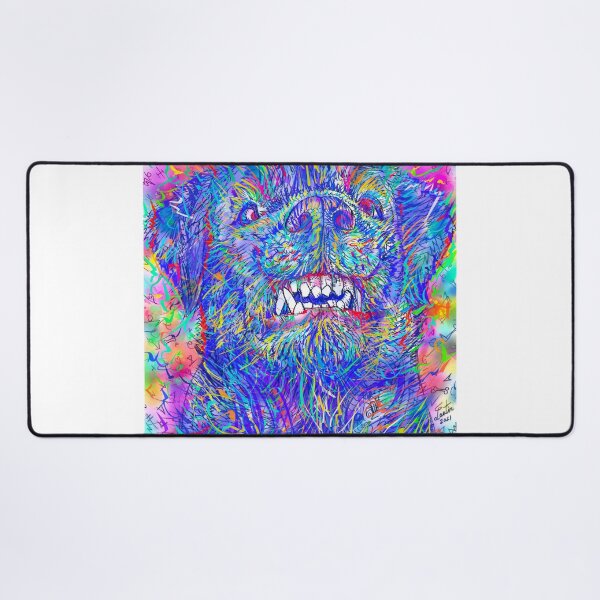 Item preview, ANGRY ROTTWEILER watercolor and inks portrait .1 designed and sold by lautir.