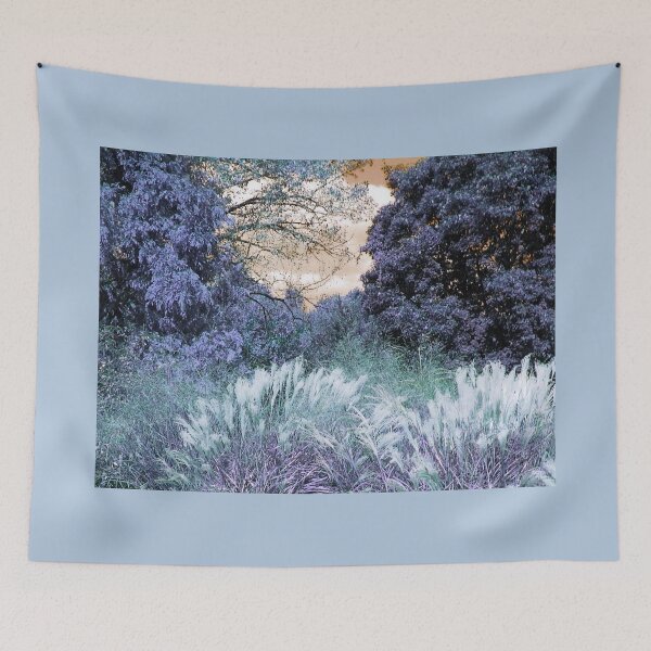Item preview, Blue Pastels Wilderness Fantasy Forest Scene designed and sold by JariHawk.