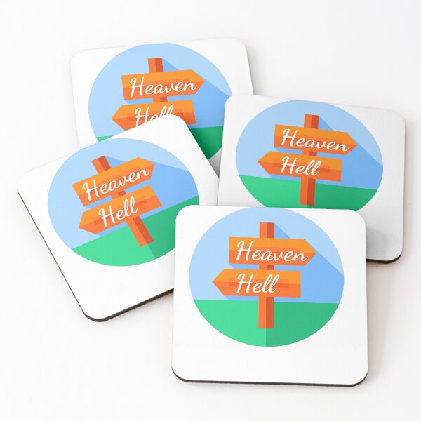 Item preview, Hell Vs Heaven, One Way or the Other designed and sold by Naked-Alien.