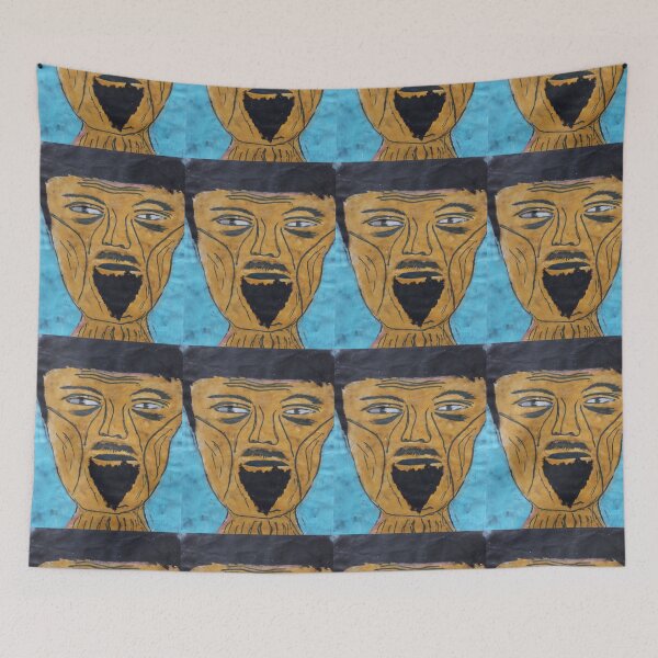 Item preview, Man face Art designed and sold by Sunraysanastore.