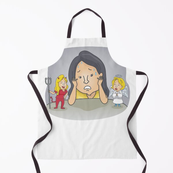 Item preview, Hell Vs Heaven, Good Vs Evil designed and sold by Naked-Alien.