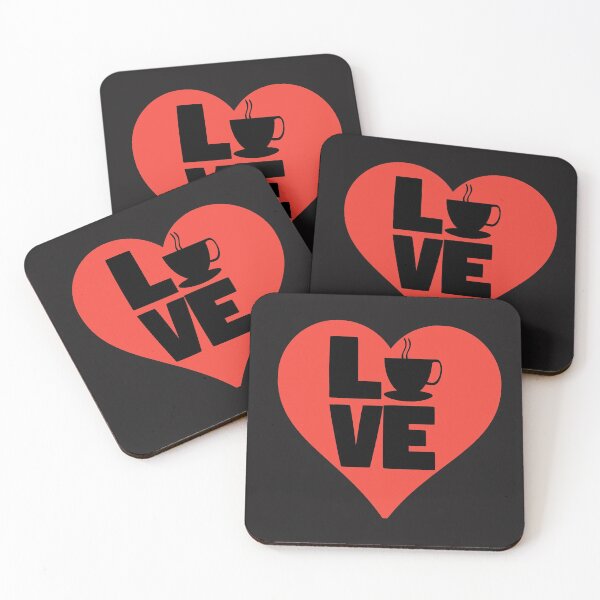 Item preview, I Love coffee heart design designed and sold by Solotree.