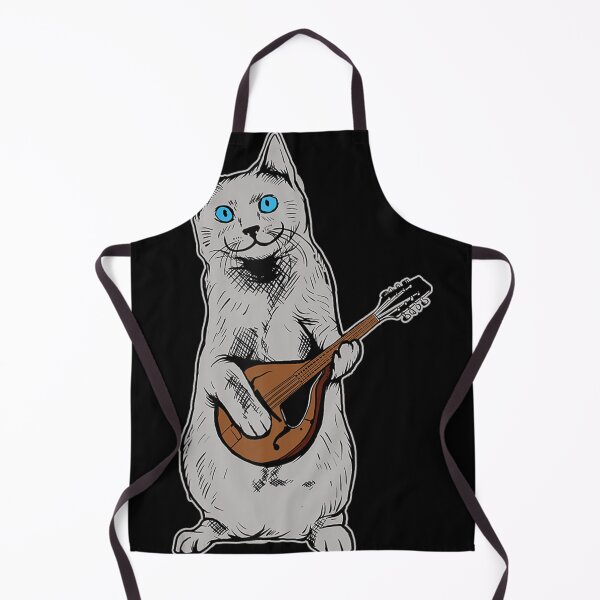 Item preview, Musician Cat Playing Mandolin Bluegrass designed and sold by HansWerne.