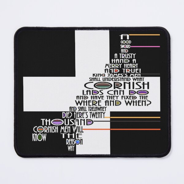 Item preview, Map of Cornwall with Cornish Anthem - Trelawney designed and sold by colemanco.
