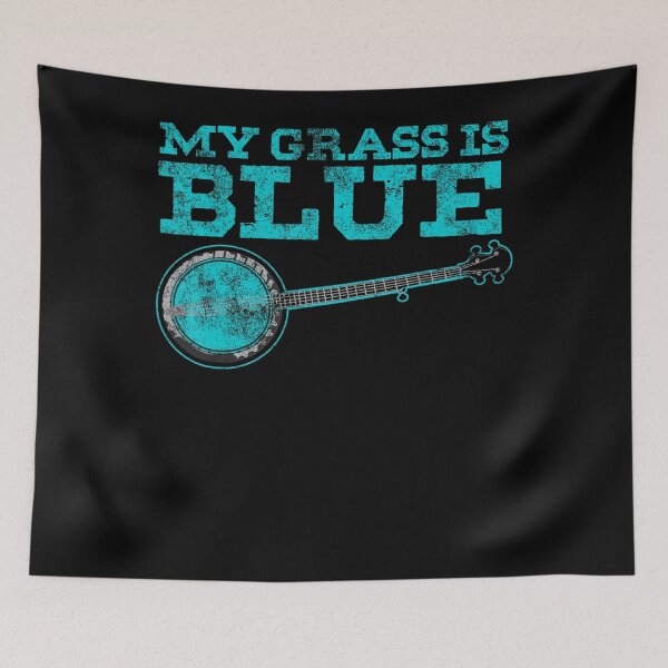 Item preview, My Grass is Blue Design Banjo Player Bluegrass Music designed and sold by HansWerne.