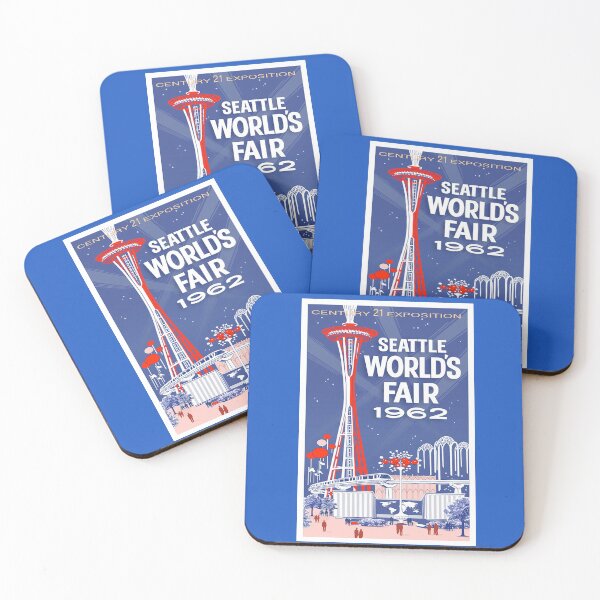 Item preview, Vintage 1963 Seattle World's Fair Poster designed and sold by elizdesigns.