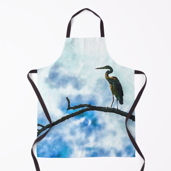 Artikelvorschau, Great Blue Heron Digital Watercolor entworfen und verkauft von Zurickdesigns.