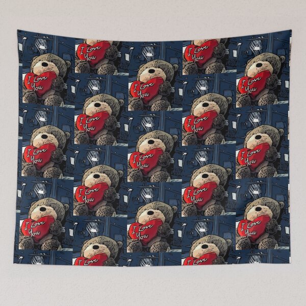 Item preview, Pop Art I Love You Care Bare Urban Decay Grunge designed and sold by LordSwanky.