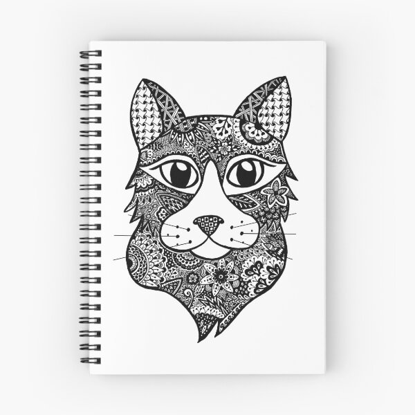 Artikelvorschau, Katzen-Zentangle entworfen und verkauft von blackblizzard.